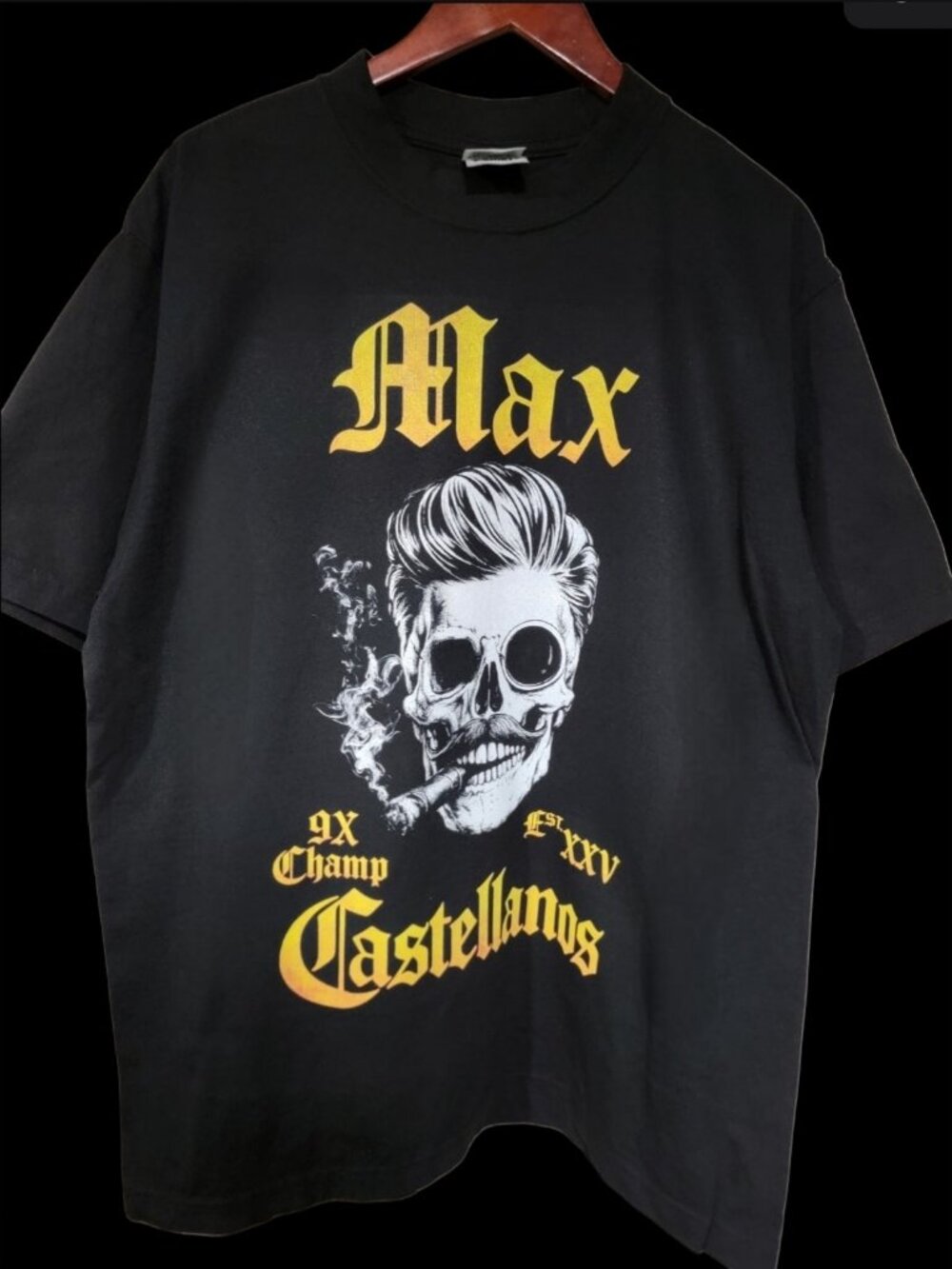 MAX CASTELLANOS 9X CHAMP On SHAKA HEAVYWEIGHT T Shirt "Wrestling" modern